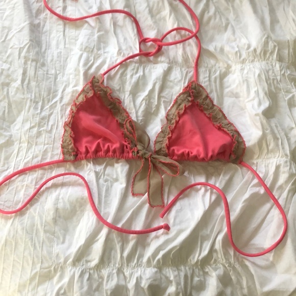 Victoria’s Secret Coral Bikini XS Bottoms S - Picture 2 of 8